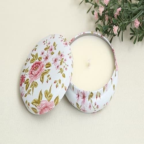 ANGE Blooming Tin Candle